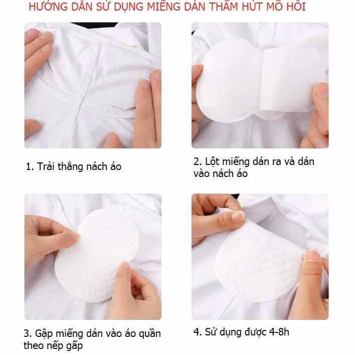 Miếng Dán Chống Thấm Mồ Hôi Nách, Ngăn Mùi Kháng Khuẩn Hiệu Quả Ctb170 - Bechip - Ảnh 15