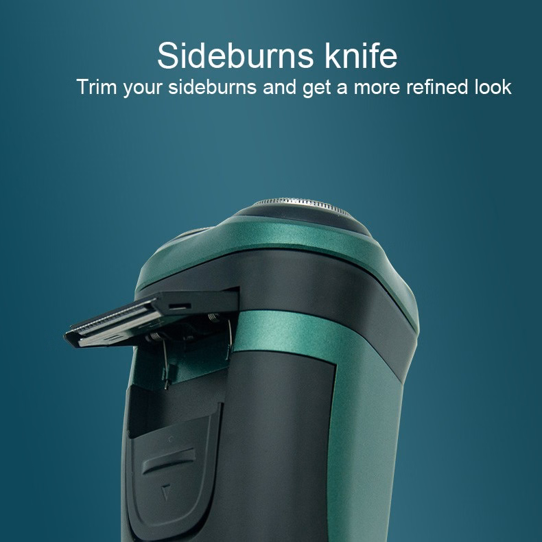 Máy Cạo Râu 3 Lưỡi Tròn Daling 9201 3 Trong 1 Thiết Kế Nhỏ Gọn Dễ Mang Đi Cạo Sát Êm Ái Cao Cấp Chính Hãng Bảo Hành 6 Tháng Gd024 - Lady'S Passion - Ảnh 4