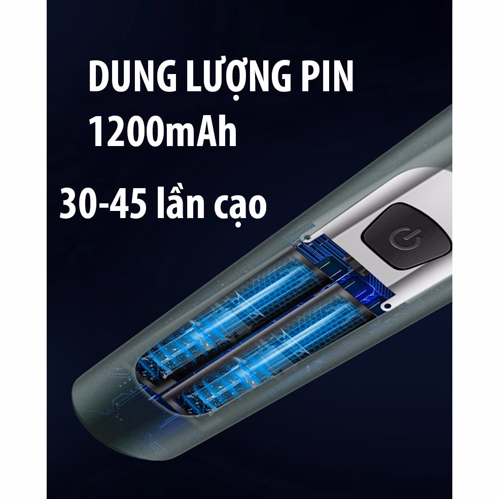 Máy Cạo Râu 3 Lưỡi Tròn Daling 9201 3 Trong 1 Thiết Kế Nhỏ Gọn Dễ Mang Đi Cạo Sát Êm Ái Cao Cấp Chính Hãng Bảo Hành 6 Tháng Gd024 - Lady'S Passion - Ảnh 14
