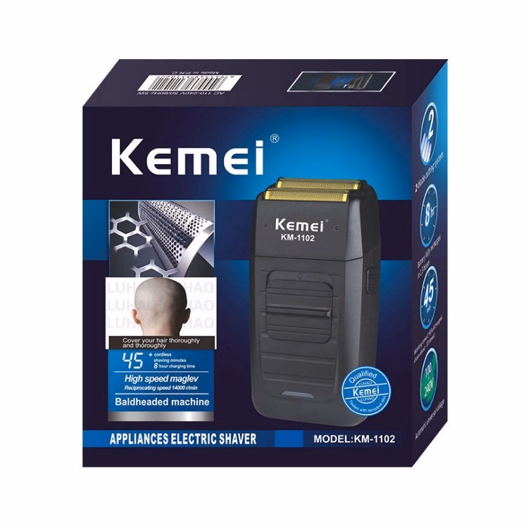 Máy Cạo Râu Khô 3 Lưỡi Siêu Sắc Siêu Bền Kemei Km 1102 Cao Cấp Trong Các Dòng Máy Cạo Râu Gd027 - Lady'S Passion - Ảnh 9