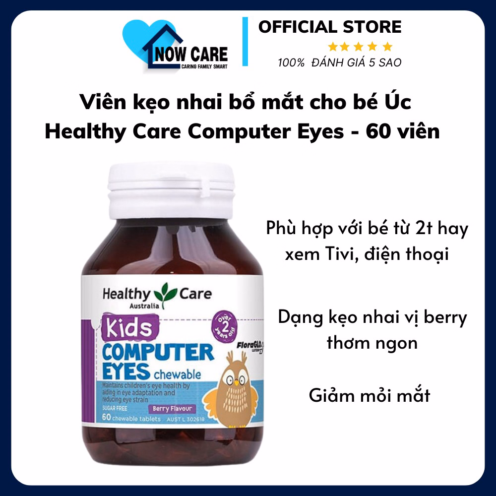 Viên Kẹo Nhai Bổ Mắt Cho Bé Úc Computer Eyes - Healthy Care