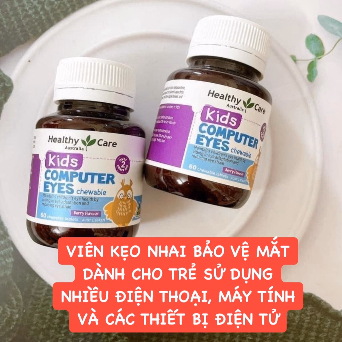 Viên Kẹo Nhai Bổ Mắt Cho Bé Úc Computer Eyes - Healthy Care - Ảnh 5