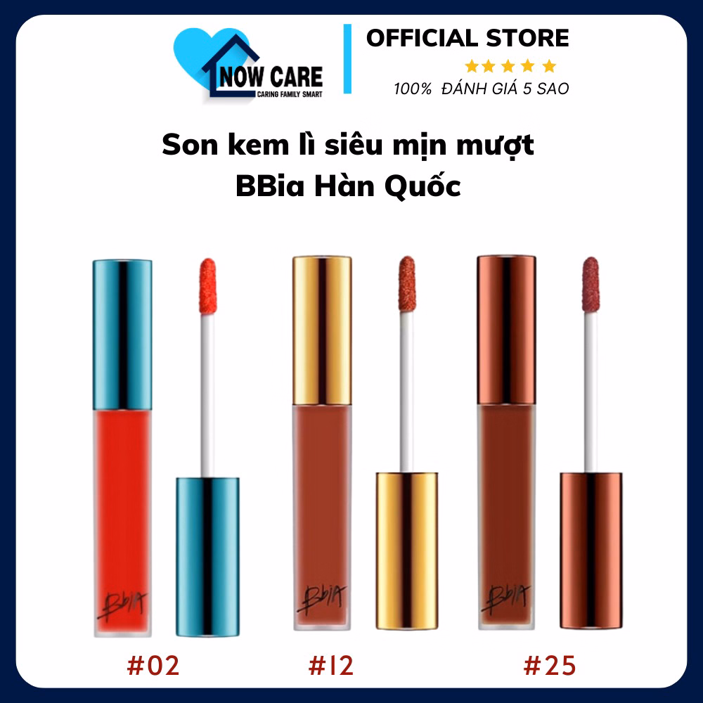 Son Kem Lì Siêu Mịn Mượt Hàn Quốc - Bbia