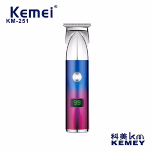 Tông Đơ Cắt Tóc Chuyên Nghiệp Kemei Km251 Không Dây, Màn Hình Lcd Cắt Tóc Máy Cạo Râu Gd035 - Lady'S Passion