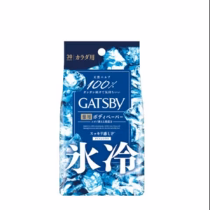 Khăn Giấy Ướt Gastby Khử Mùi Cơ Thể Mát Lạnh 30 Tờ/ Gói - Gdn