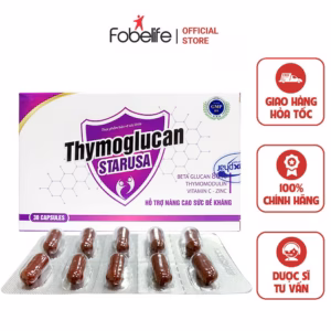 Viên Uống Thymoglucan Nâng Cao Đề Kháng, Giúp Ăn Ngủ Ngon - Starusa