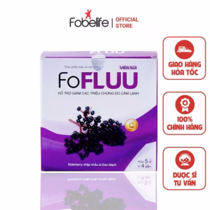 Viên Sủi Hỗ Trợ Giảm Triệu Chứng Cảm Lạnh - Fofluu - Fobelife