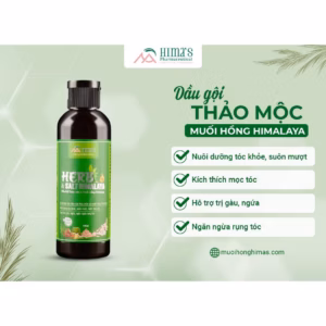 Dầu Gội Thảo Mộc Và Muối Hồng Himalaya Hima`S Herb & Salt Himalaya