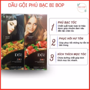 Dầu Gội Phủ Bạc Đen, Nâu Tóc Từ Lần Gội Đầu Tiên Bibop Ctb191 - Bechip