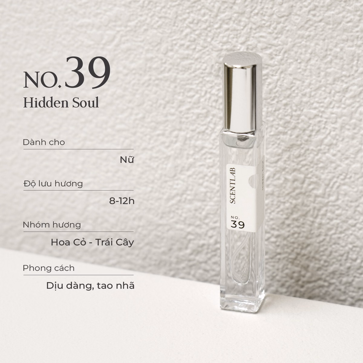Nước Hoa Nữ Hidden Soul No.39 (10Ml) - Scentlab - Ảnh 3