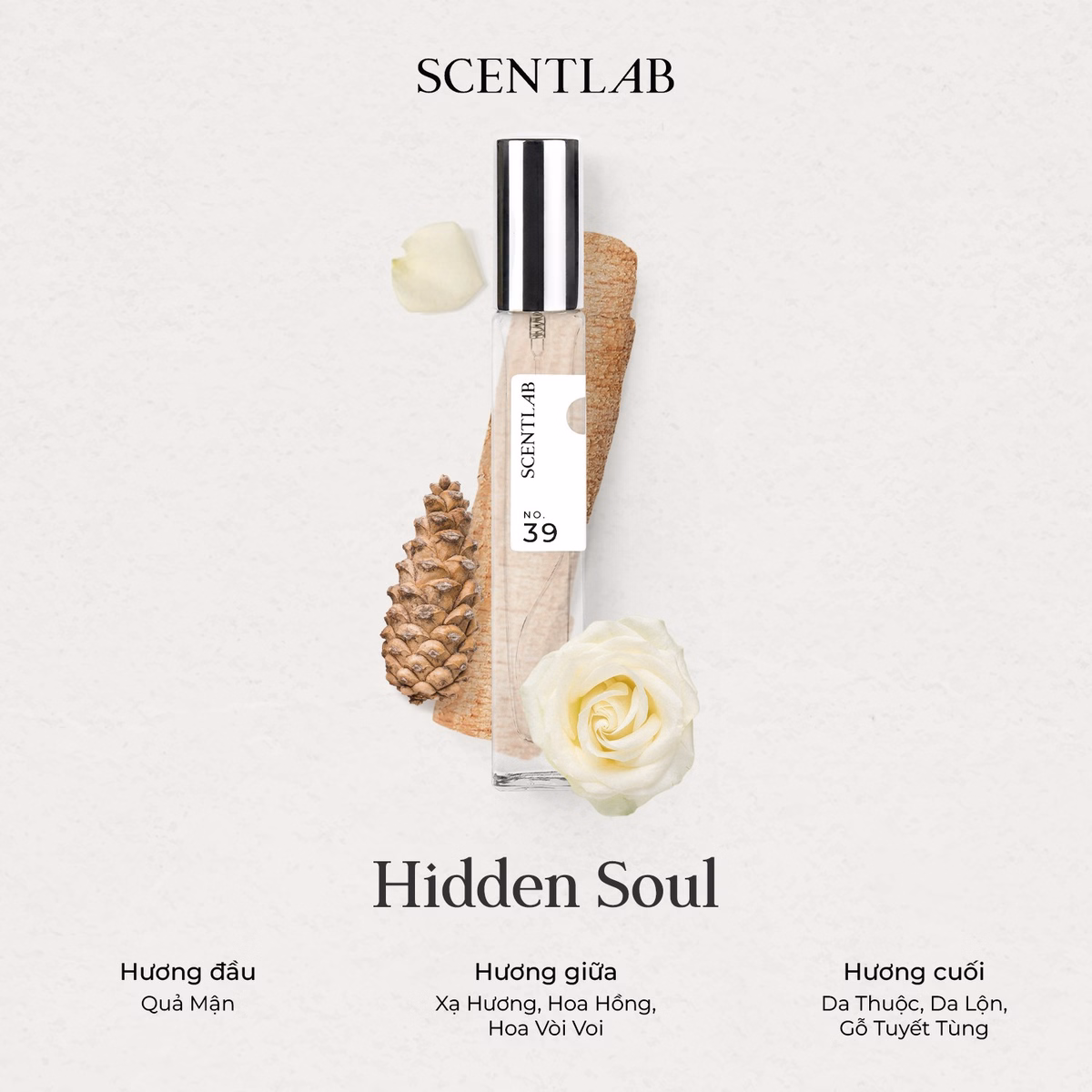 Nước Hoa Nữ Hidden Soul No.39 (10Ml) - Scentlab - Ảnh 2