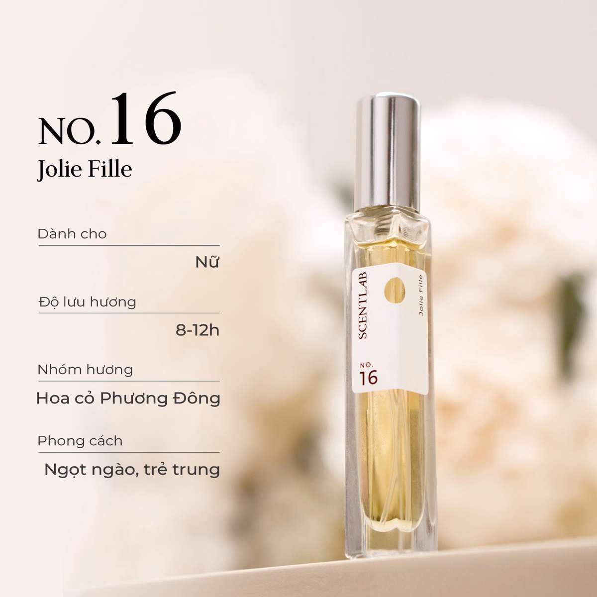 Nước Hoa Nữ Jolie Fille No.16 (10Ml) - Scentlab - Ảnh 3