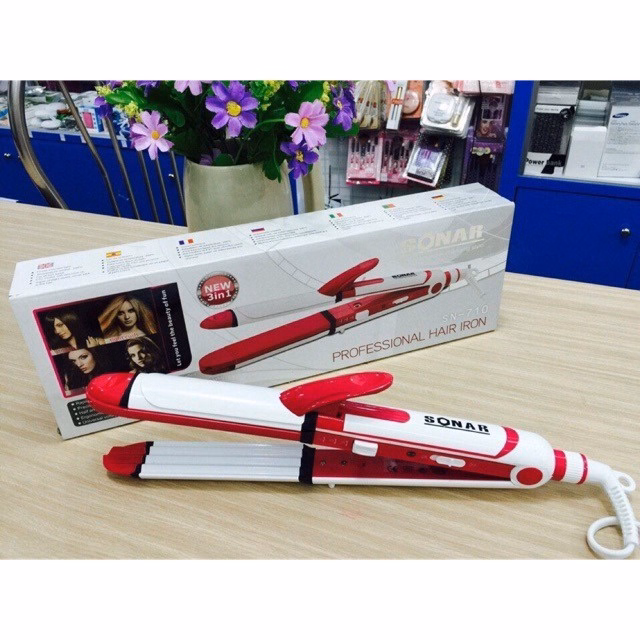 Máy Uốn Duỗi Bấm 3 Trong 1 Chất Lượng Châu Âu Sonar Sn710 Gd052 - Lady'S Passion - Ảnh 8