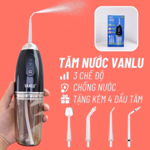 Máy Tăm Nước Optismile Vanlu Cao Cấp Chính Hãng Fullbox Tặng Kèm 4 Đầu Phun Gd058 - Lady'S Passion
