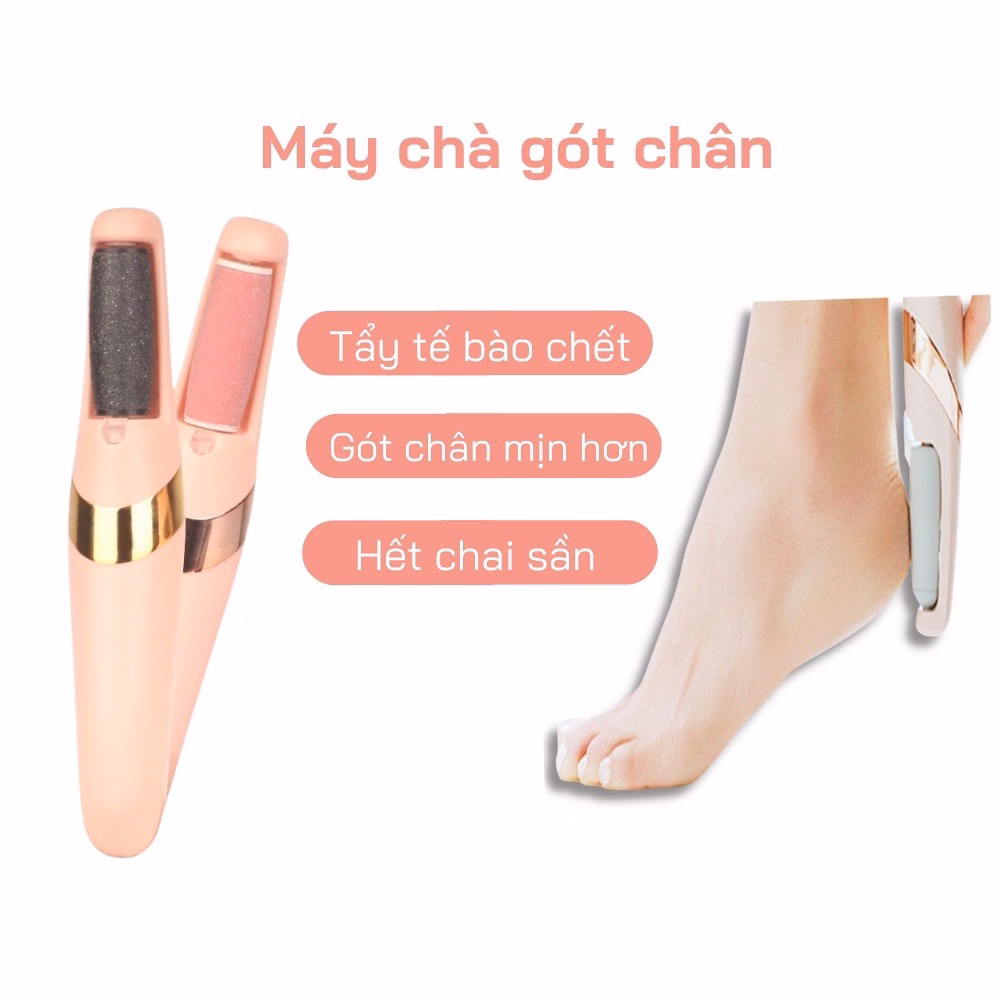 Máy Chà Gót Chân, Tẩy Tế Bào Chết Cho Tiệm Nail, Cá Nhân Tại Nhà Cao Cấp Sạc Tích Giảm Vết Chai Sạn Điện Làm Mịn Da Gd060- Lady'S Passion - Ảnh 3
