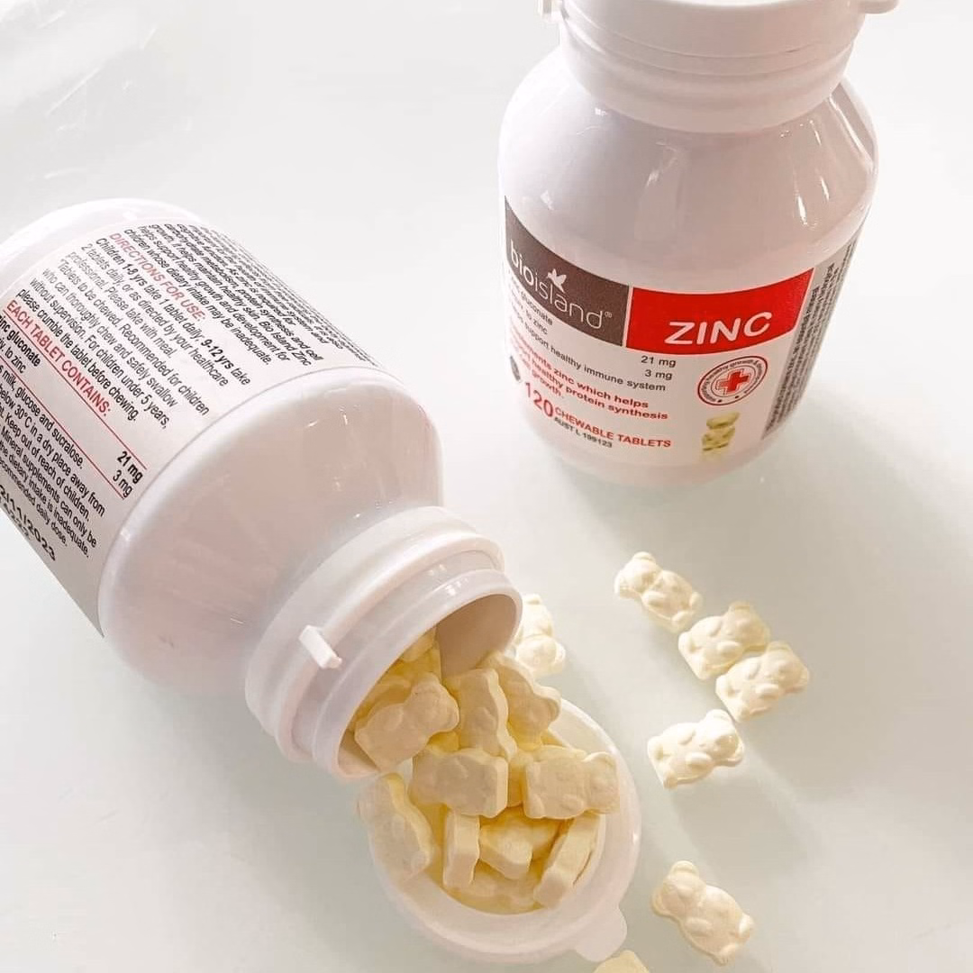 Viên Kẹo Nhai Vị Sữa Bổ Sung Kẽm Zinc Úc - Bioisland - Ảnh 6