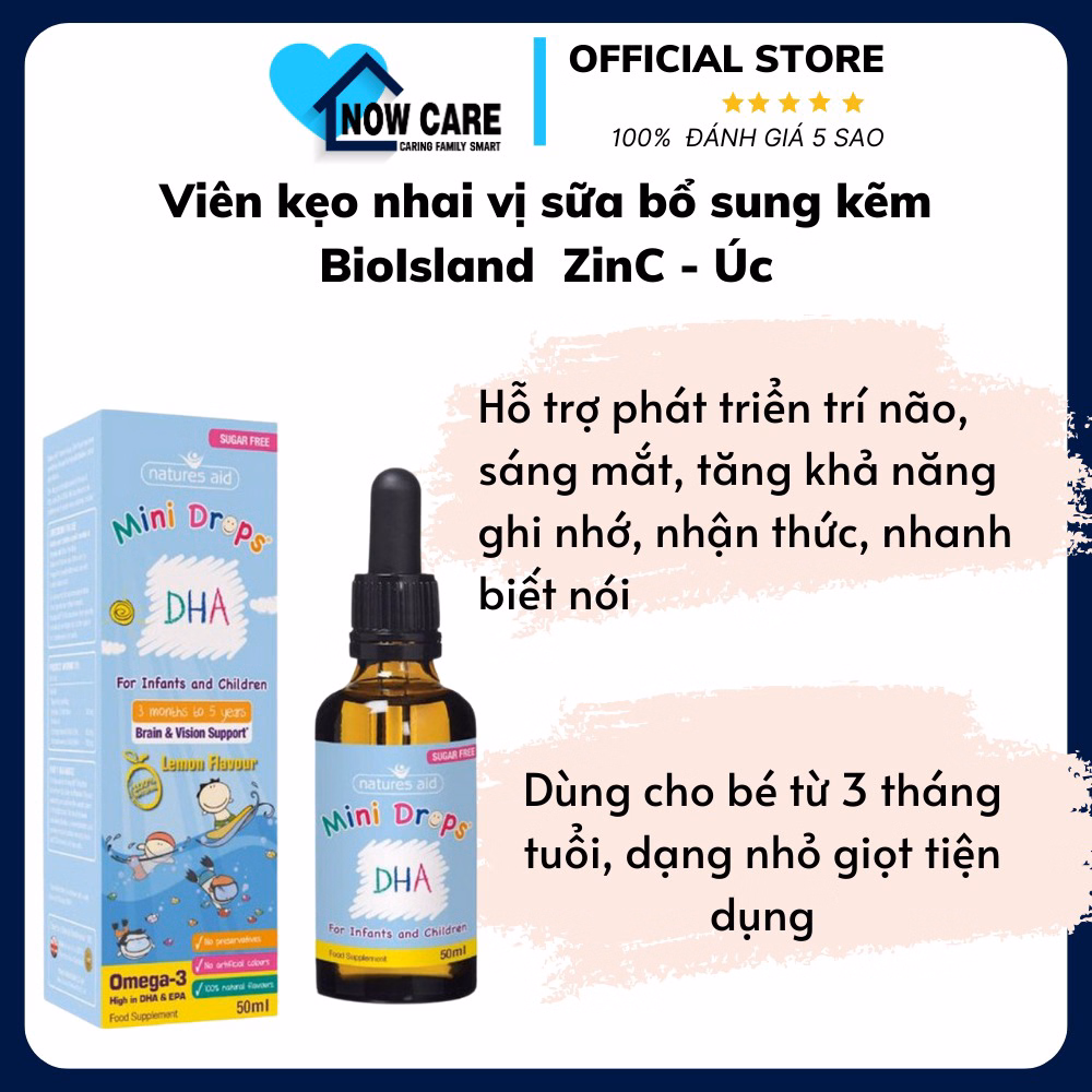 Dha Nhỏ Giọt Phát Triển Trí Não, Sáng Mắt Anh Quốc - Nature'S Aid
