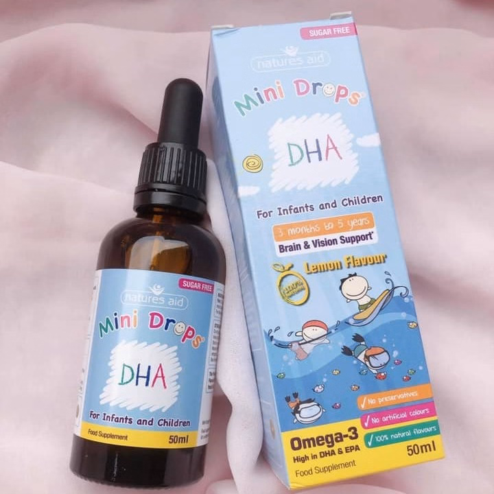 Dha Nhỏ Giọt Phát Triển Trí Não, Sáng Mắt Anh Quốc - Nature'S Aid - Ảnh 4