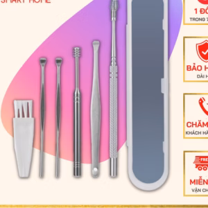 Bộ Chăm Sóc Tai, Lấy Ráy Tai, Vệ Sinh Tai, 5 Cây Inox An Toàn Hiệu Quả Gd077 - Lady'S Passion