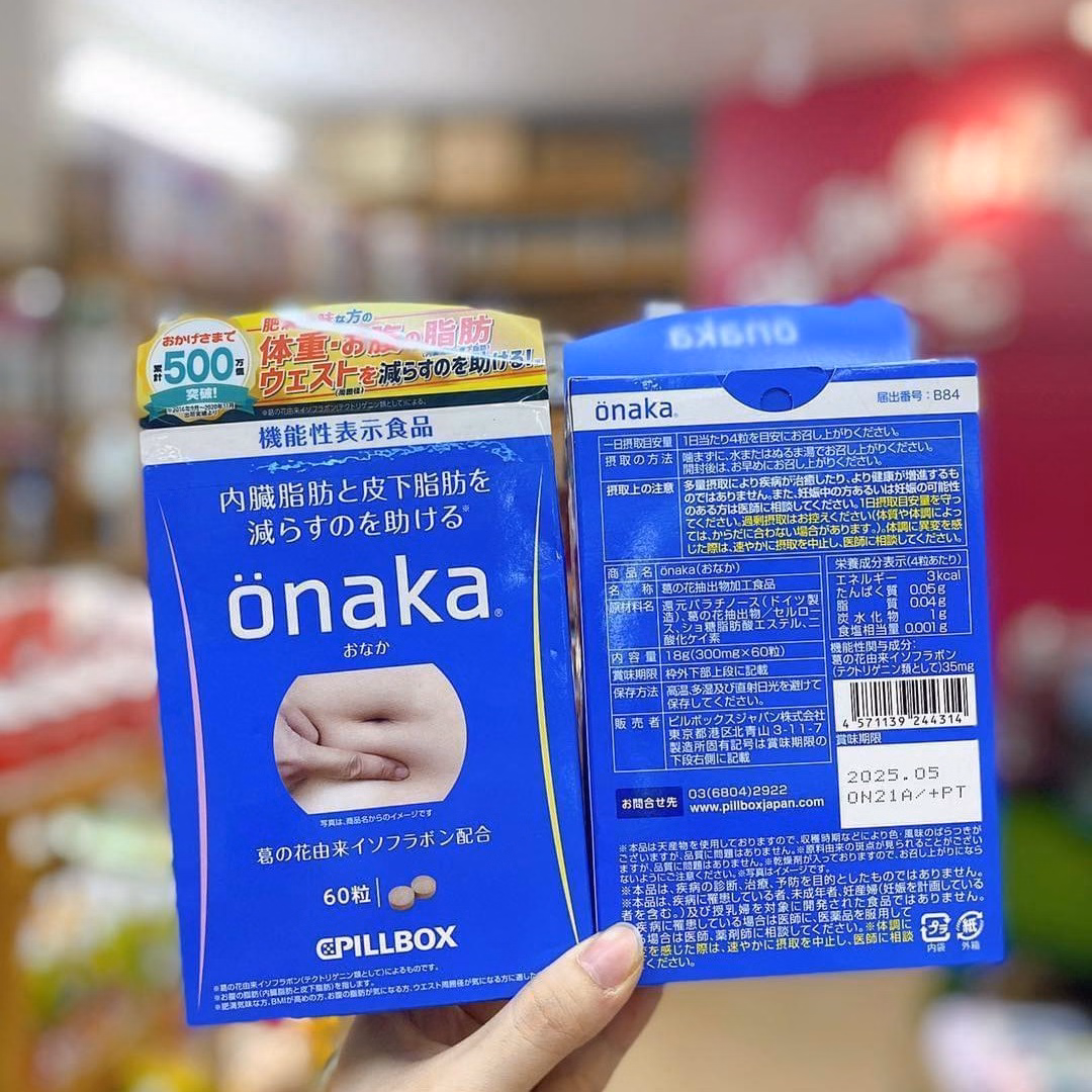 Viên Uống Giảm Mỡ Bụng Giảm Cân Nhật Bản - Onaka - Ảnh 6