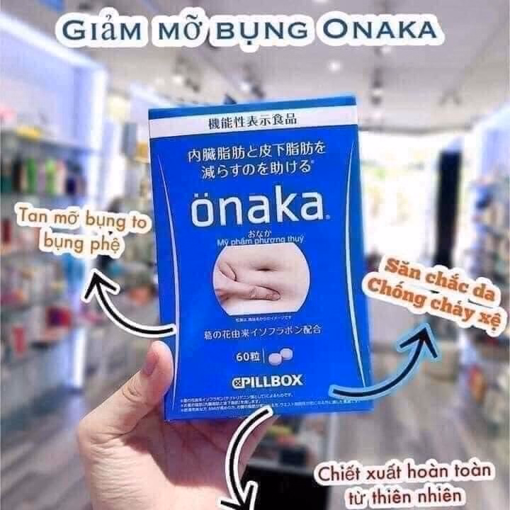 Viên Uống Giảm Mỡ Bụng Giảm Cân Nhật Bản - Onaka - Ảnh 3