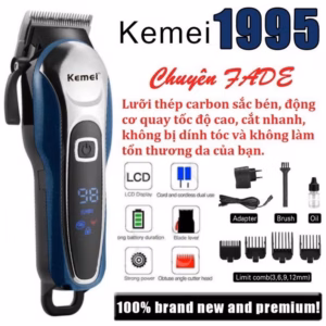Tông Đơ Cắt Tóc Không Dây Chuyên Nghiệp Kemei Km1995, Gia Đình, Salon Tóc, Beauty, Barber Gd091 - Lady'S Passion
