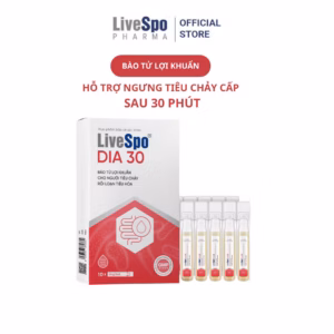 Giảm Triệu Chứng Tiêu Chảy Cấp Livespo Dia 30 - Livespo Pharma