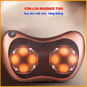 Gối Massage Hồng Ngoại Massage Cổ 6 Bi Công Nghệ 5D, Cao Cấp Và Mạnh Hơn Mẫu 8 Bi Giá Rẻ Rất Nhiều Gd138 - Lady'S Passion