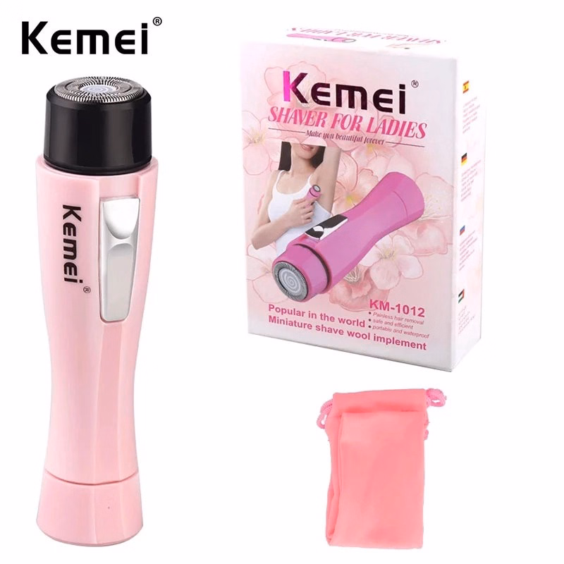 Máy Cạo Lông Toàn Thân Mini Chính Hãng Kemei, Máy Cạo Lông Vùng Kín, Lông Mày, Lông Nách, Lông Mặt, Lông Mũi Gd154 - Lady'S Passion