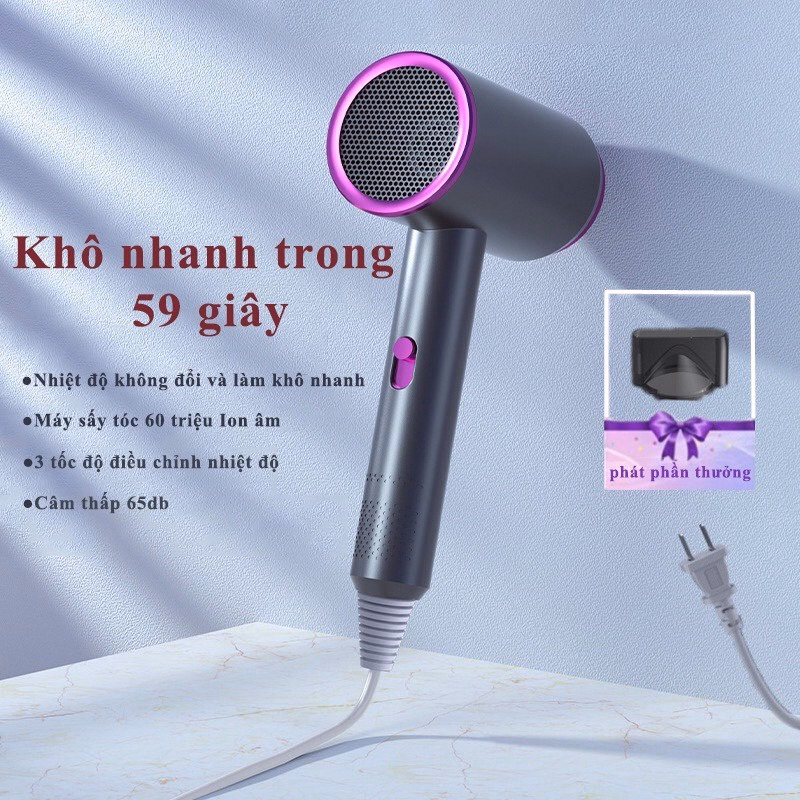 Máy Sấy Tóc Hair Dryer Ht-01 2300W - Silver - Ảnh 5