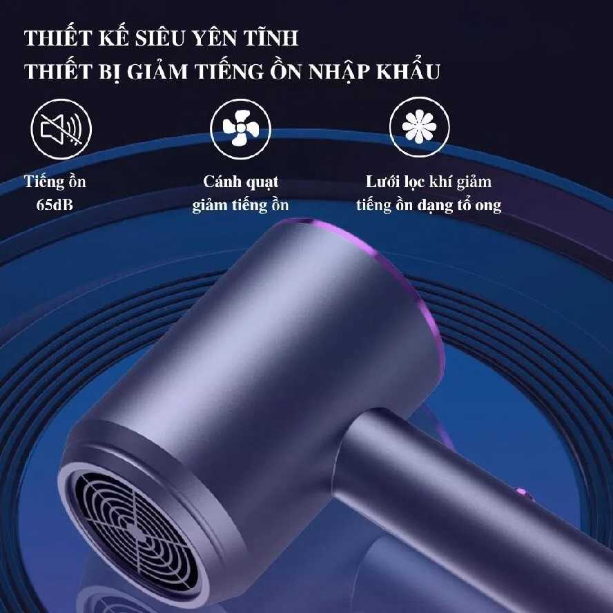 Máy Sấy Tóc Hair Dryer Ht-01 2300W - Silver - Ảnh 3