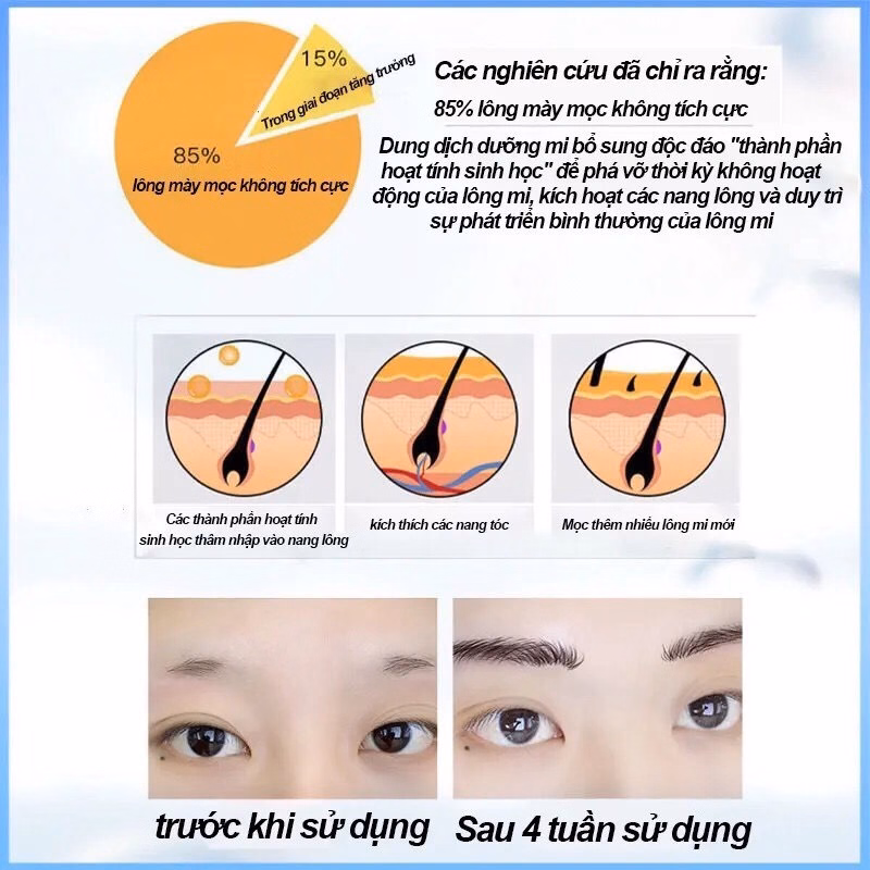 Dưỡng Mày Fkn - Mọc Lông Mày Dài, Dày, Chắc Khỏe Cực Hiệu Quả - Mỹ Phẩm 24H - Ảnh 8