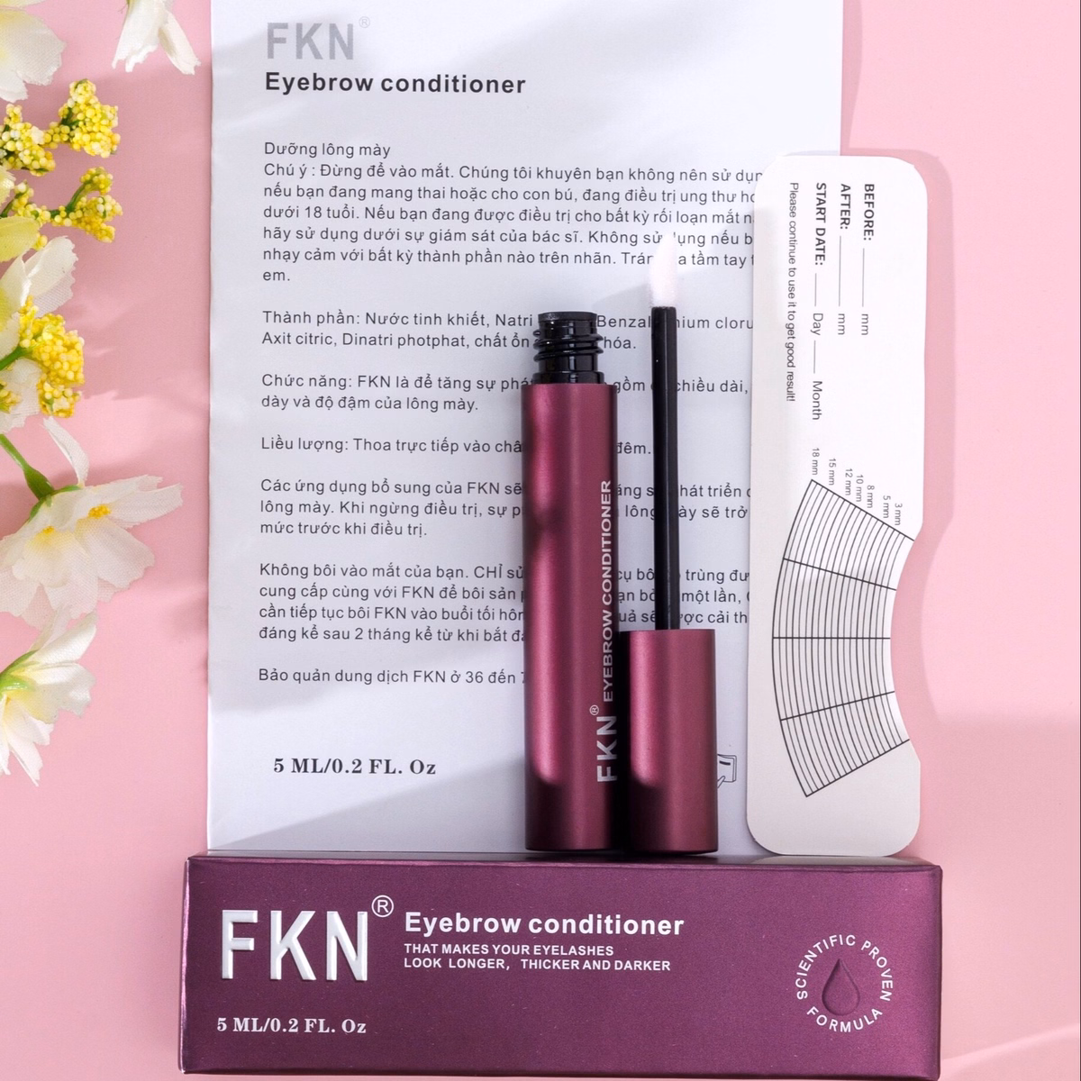 Dưỡng Mày Fkn - Mọc Lông Mày Dài, Dày, Chắc Khỏe Cực Hiệu Quả - Mỹ Phẩm 24H - Ảnh 15