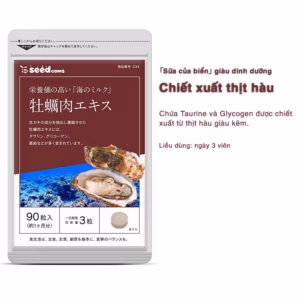 Viên Uống Bổ Sung Tinh Chất Hàu Hỗ Trợ Tằng Sinh Lý Nam Seedcoms