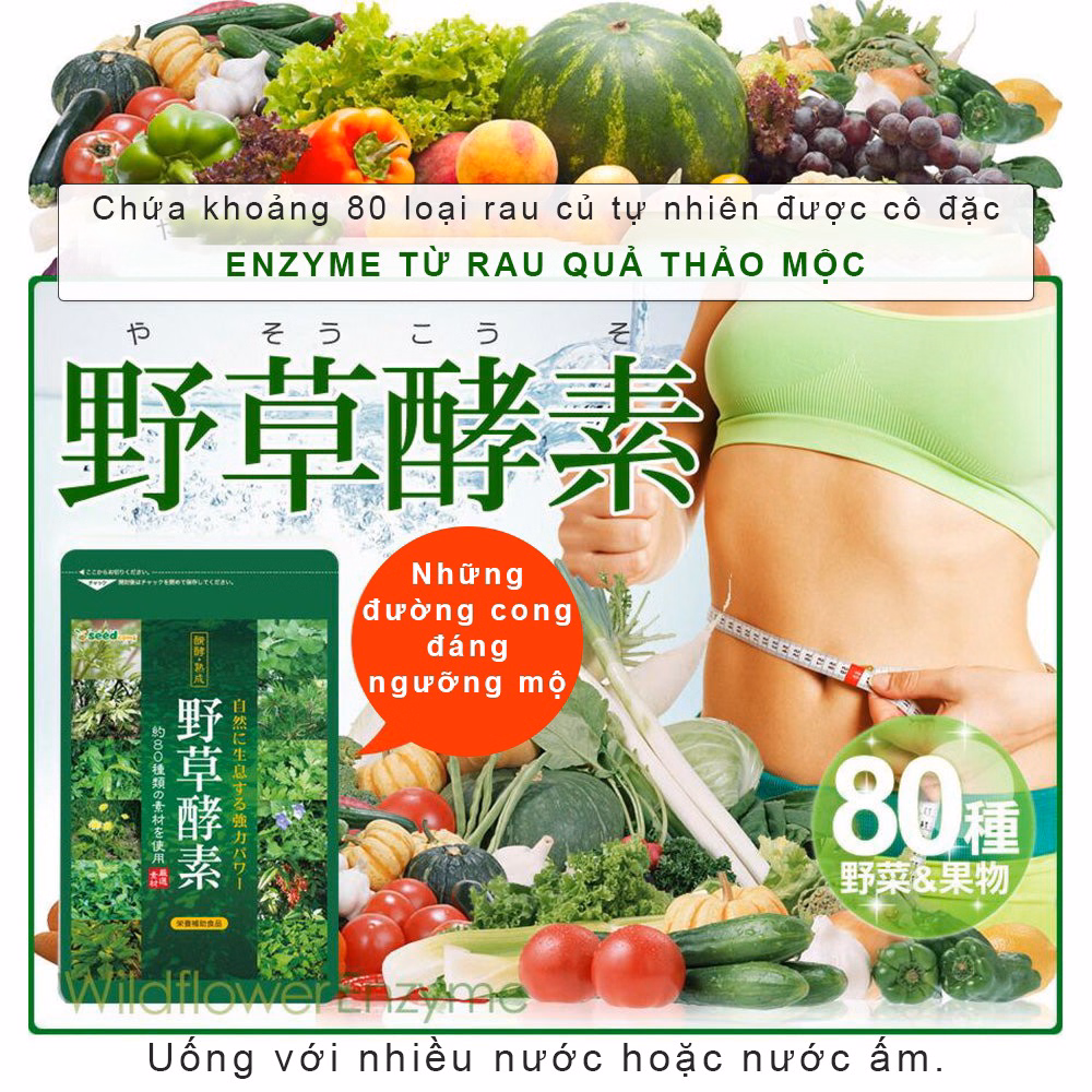 Viên Uống Bổ Sung Enzyme Từ Rau Quả Thảo Mộc, Hỗ Trợ Giảm Cân Và Đẹp Da - Ảnh 2