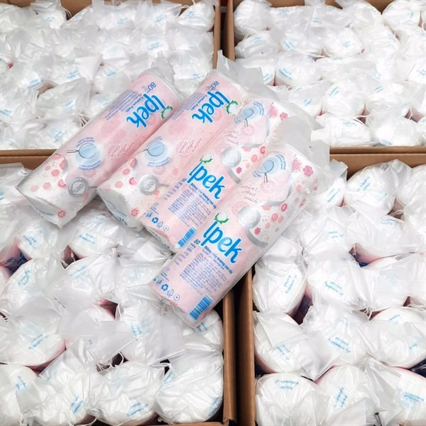Thùng 30 Gói Bông Tẩy Trang Siêu Mềm Mịn 80 Miếng - Ipek - Ảnh 3