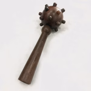 [Cây] Lăn Massage Cầu Gai Toàn Thân Bằng Gỗ Trắc - Tường Thuận