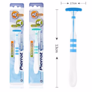 Set 2 Cây Dụng Cụ Làm Sạch Lưỡi- Pierrot