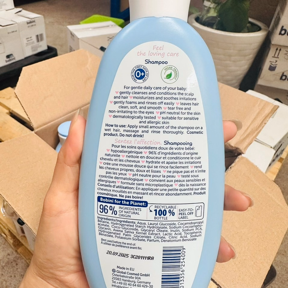 Gel Tắm Trẻ Em Baby Dịu Nhẹ 1+ Ngày Tuổi 300Ml -Bobini - Ảnh 6