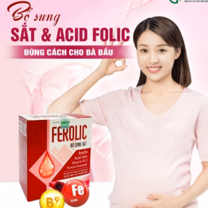 Combo 2 Hộp Viên Uống Ferolic Bổ Sung Sắt, Acid Folic,Inulin, Vitamin B12 Hộp 100 Viên - Singcare