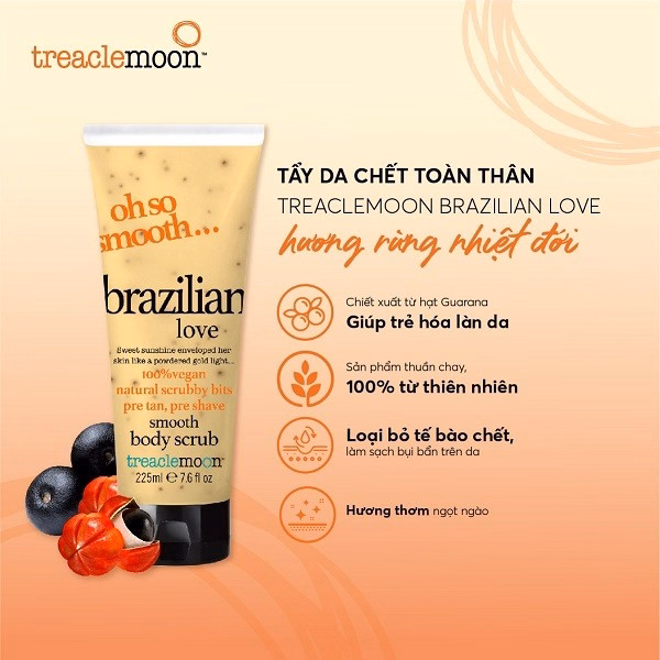 Tẩy Da Chết Mềm Mịn Da Toàn Thân Nhiều Mùi Hương 225Ml -Treaclemoon - Ảnh 11