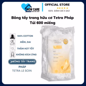 Bông Tẩy Trang Hữu Cơ Pháp - Tetra