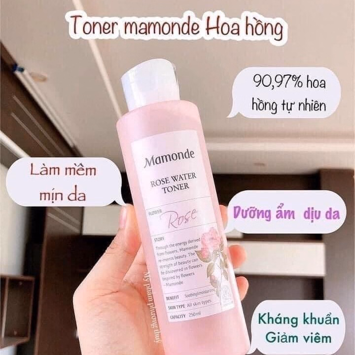 Nước Hoa Hồng/Toner/Nước Cân Bằng Da Hàn Quốc - Mamonde - Ảnh 5