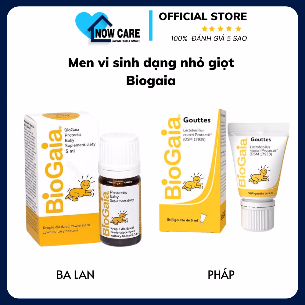 Men Vi Sinh Nhỏ Giọt Cho Bé Từ Sơ Sinh - Biogaia