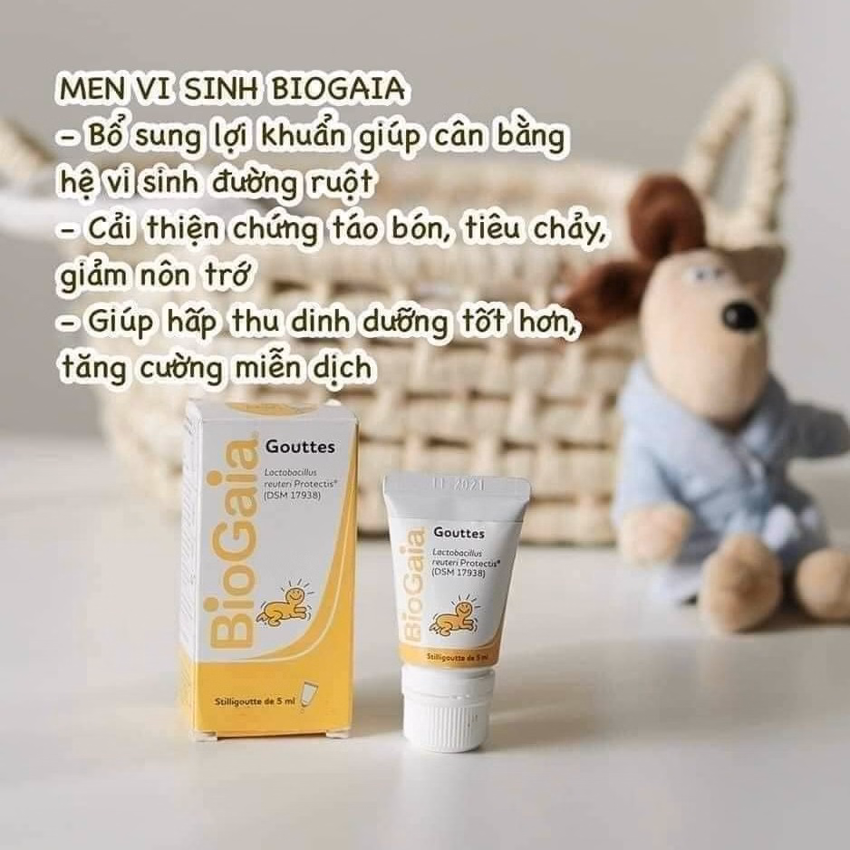 Men Vi Sinh Nhỏ Giọt Cho Bé Từ Sơ Sinh - Biogaia - Ảnh 4