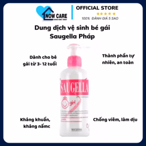 Dung Dịch Vệ Sinh Bé Gái Pháp - Saugella