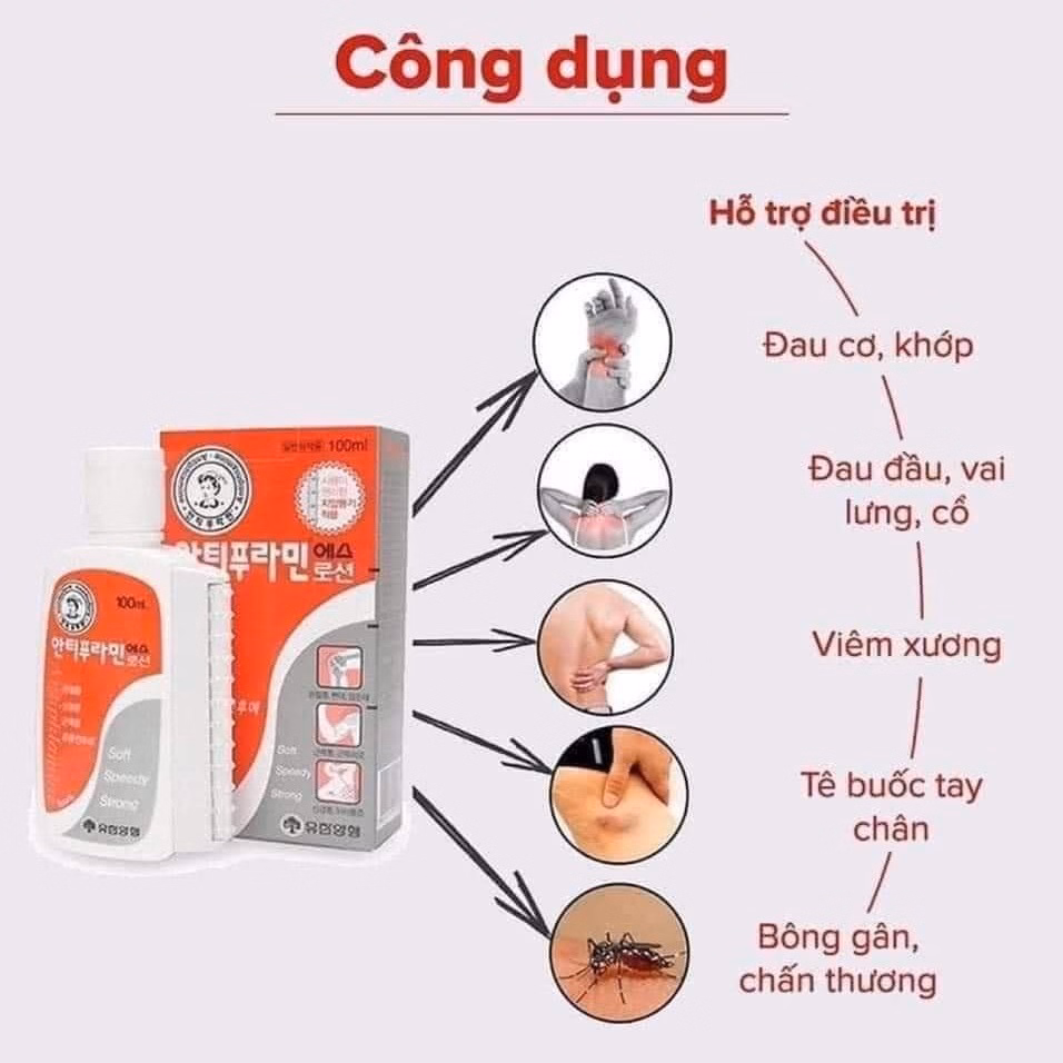 Dầu Nóng Giảm Đau Nhức Mỏi Cơ Xương Khớp Hàn Quốc - Yuhan - Ảnh 5
