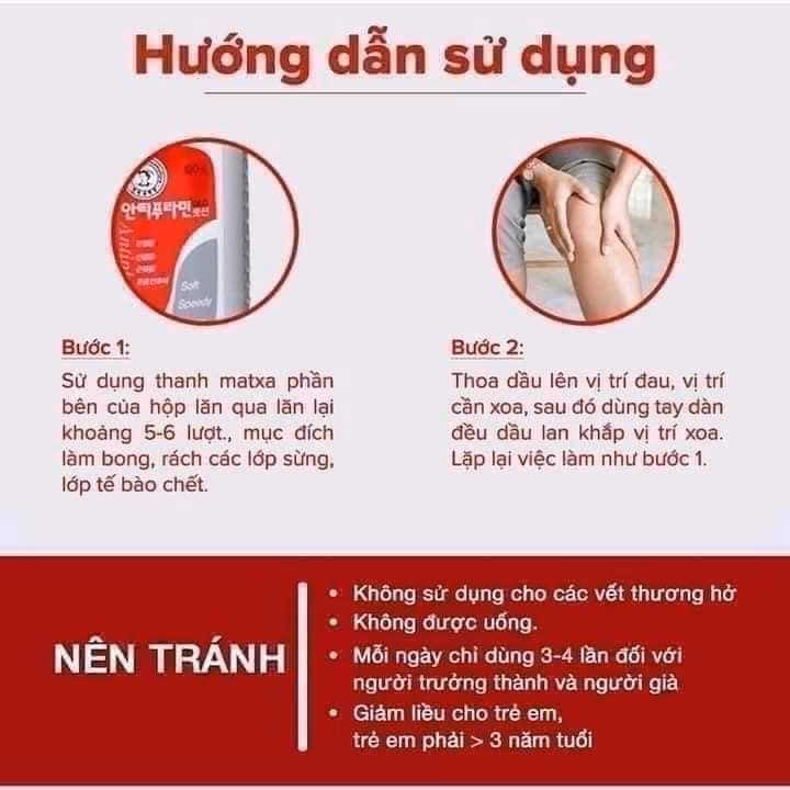 Dầu Nóng Giảm Đau Nhức Mỏi Cơ Xương Khớp Hàn Quốc - Yuhan - Ảnh 4