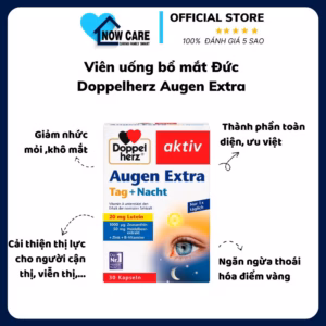 Viên Uống Bổ Mắt, Giảm Nhức Mỏi Mắt Augen Extra Đức - Doppelherz