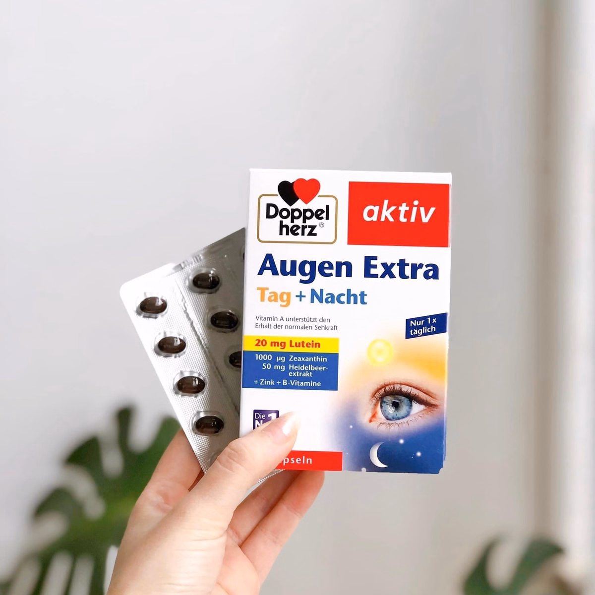 Viên Uống Bổ Mắt, Giảm Nhức Mỏi Mắt Augen Extra Đức - Doppelherz - Ảnh 4